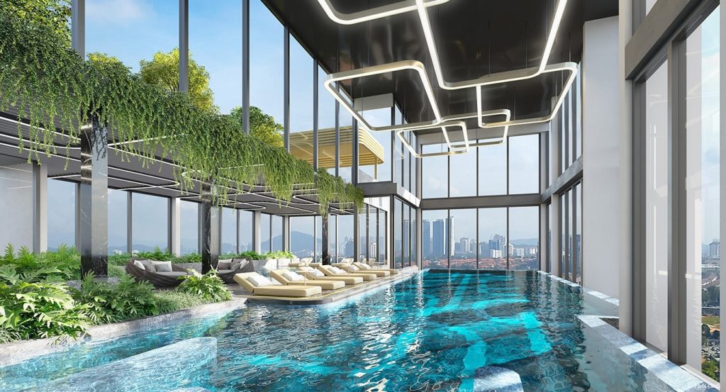 Tiện ích bể bơi tại Masteri Smart City