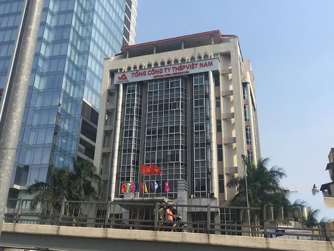 Phối cảnh tòa nhà Tổng công ty thép Việt Nam