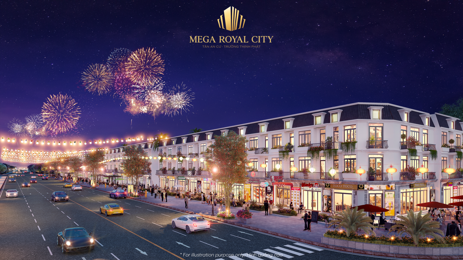 Thiết kế phân khu Emerald Mega Royal City Đồng Xoài