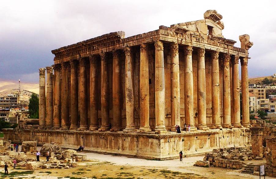 Ngôi đền cổ đại Jupiter ở Lebanon