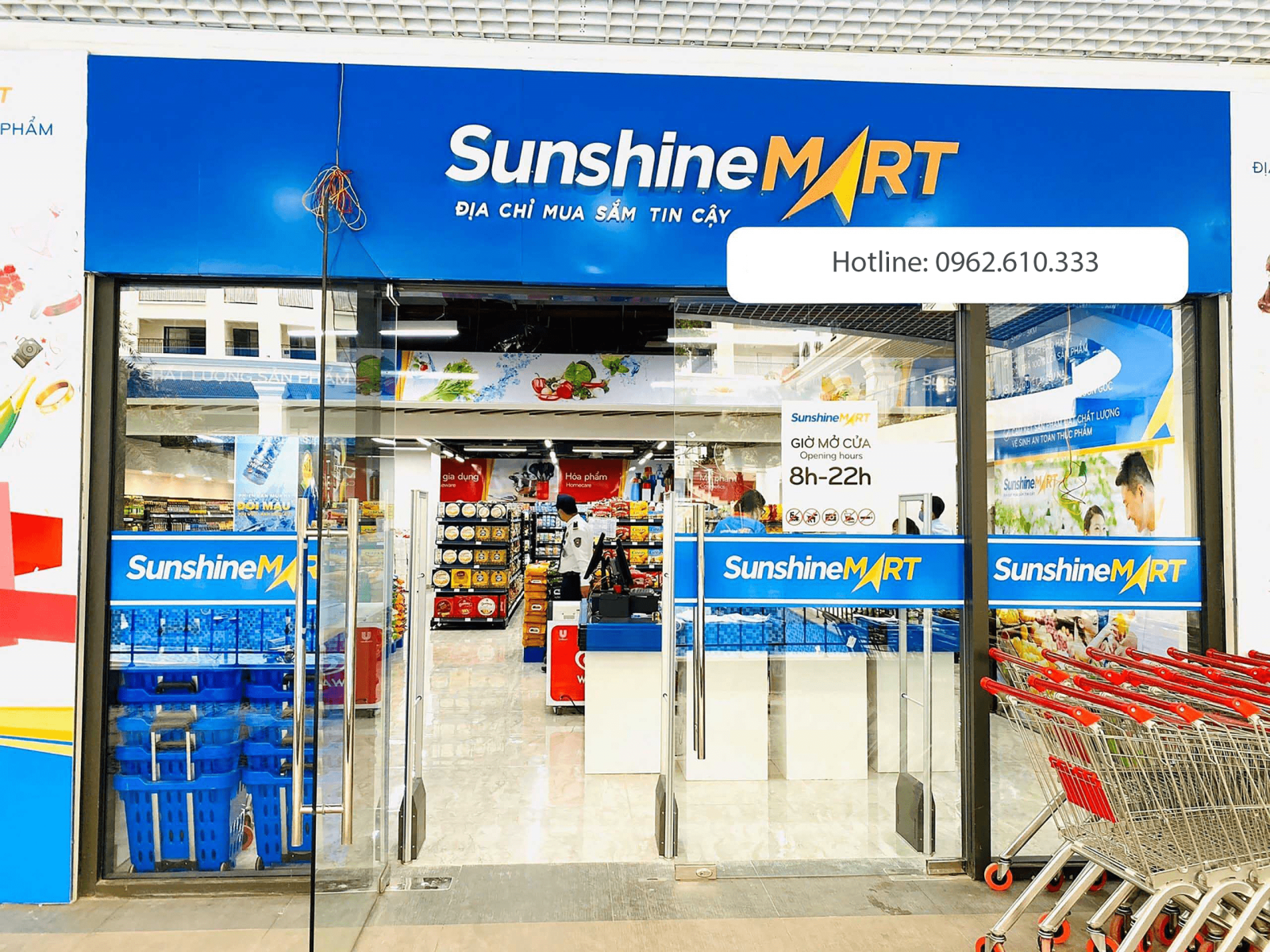 sunshine Mart - không gian mua sắm cao cấp với đa dạng các mặt hàng