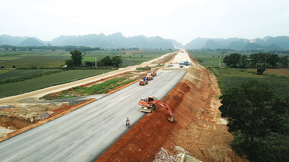 Cao tốc Mai Sơn - QL45 là dự án thành phần của thuộc cao tốc Bắc - Nam