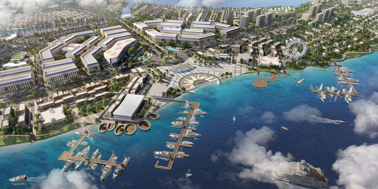 khu đô thị sinh thái thông minh Aqua City quy mô 1.000ha