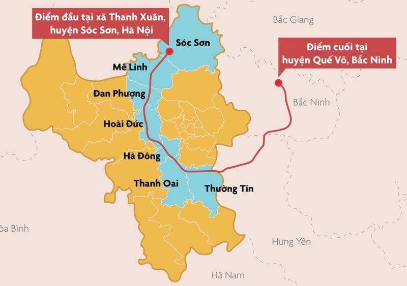 nghiên cứu đầu tư các tuyến đường sắt đô thị kết nối Hà Nội với Bắc Ninh, Hưng Yên, Hà Nam, Vĩnh Phúc