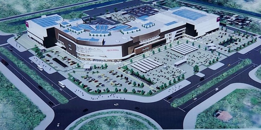 trung tâm thương mại đầu tiên tại khu vực miền Trung – Aeon Mall Huế đã chính thức được khởi công