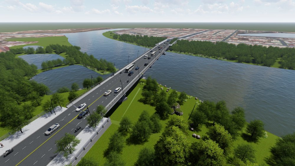 Đây là dự án liên kết vùng thuộc lĩnh vực nâng cấp kết cấu hạ tầng giao thông đường bộ khu vực đồng bằng sông Cửu Long