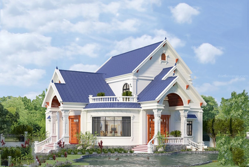 Dự án thiết kế xây và dựng nhà mái Thái trọn gói theo phong cách hiện đại  cho gia đình nhà chú Thịnh, Quảng Bình