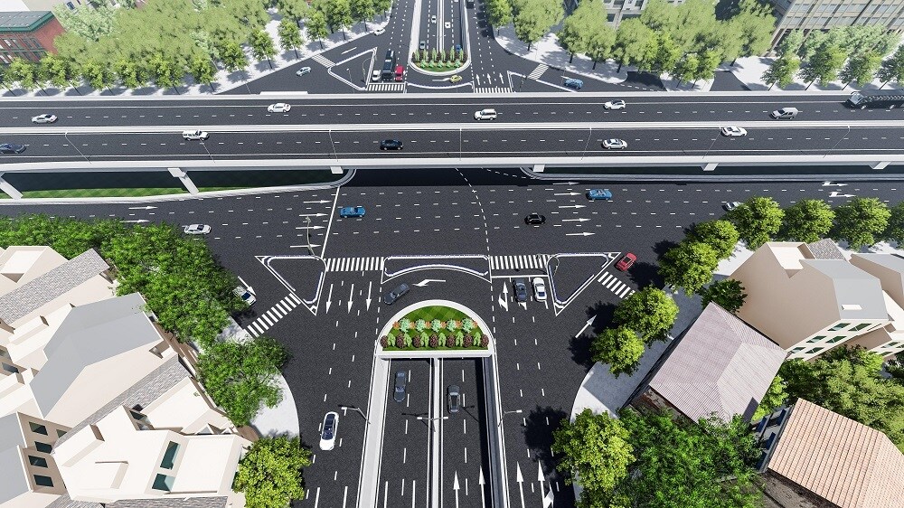 Hầm chui Lê Văn Lương được hoàn thành, mang lại tiện ích về giao thông