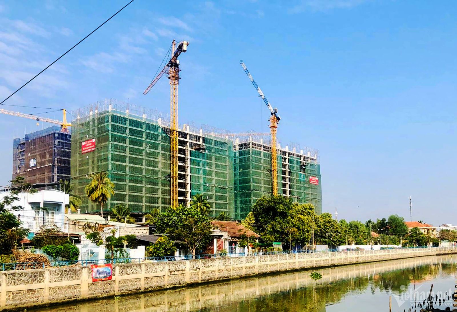 Dự án Chung cư NƠXH Thành phố Vàng. (Ảnh: C.T.V)