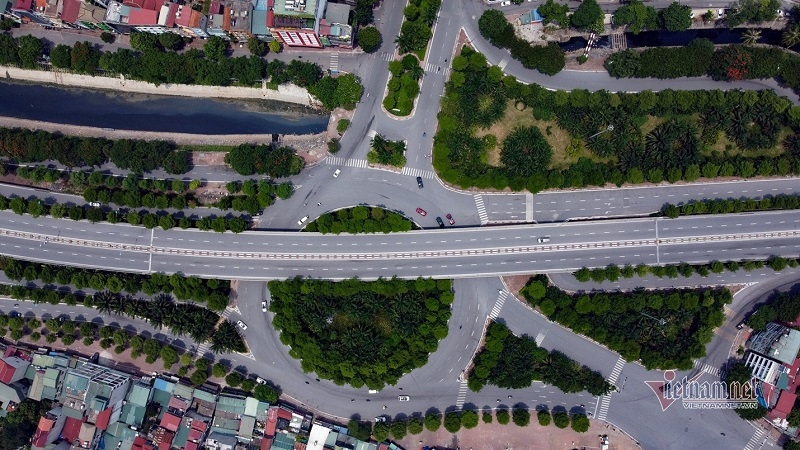 Nút giao thông được quy hoạch thông minh nối các tuyến đường trọng điểm hướng vào trung tâm Thủ Đô