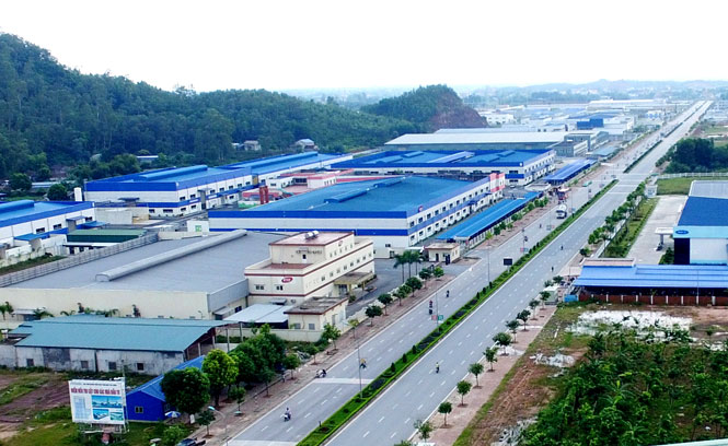 Dự án xây dựng và kinh doanh kết cấu hạ tầng Khu công nghiệp Sông Công II có quy mô sử dụng đất là 296,24 ha thuộc xã Bá Xuyên và xã Tân Quang, TP Sông Công, Thái Nguyên.