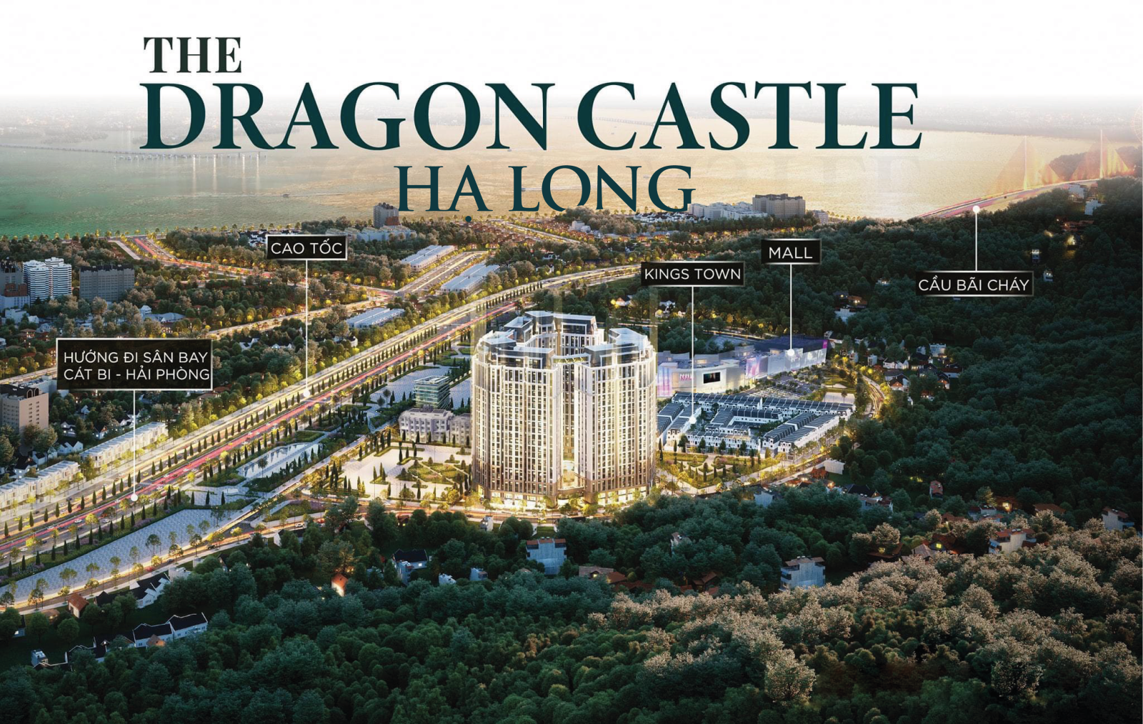 Căn hộ The Dragon Castle Hạ Long sở hữu view đắt giá, các cư dân đều có thể thưởng ngoạn cảnh quan đặc sắc của vịnh Hạ Long.