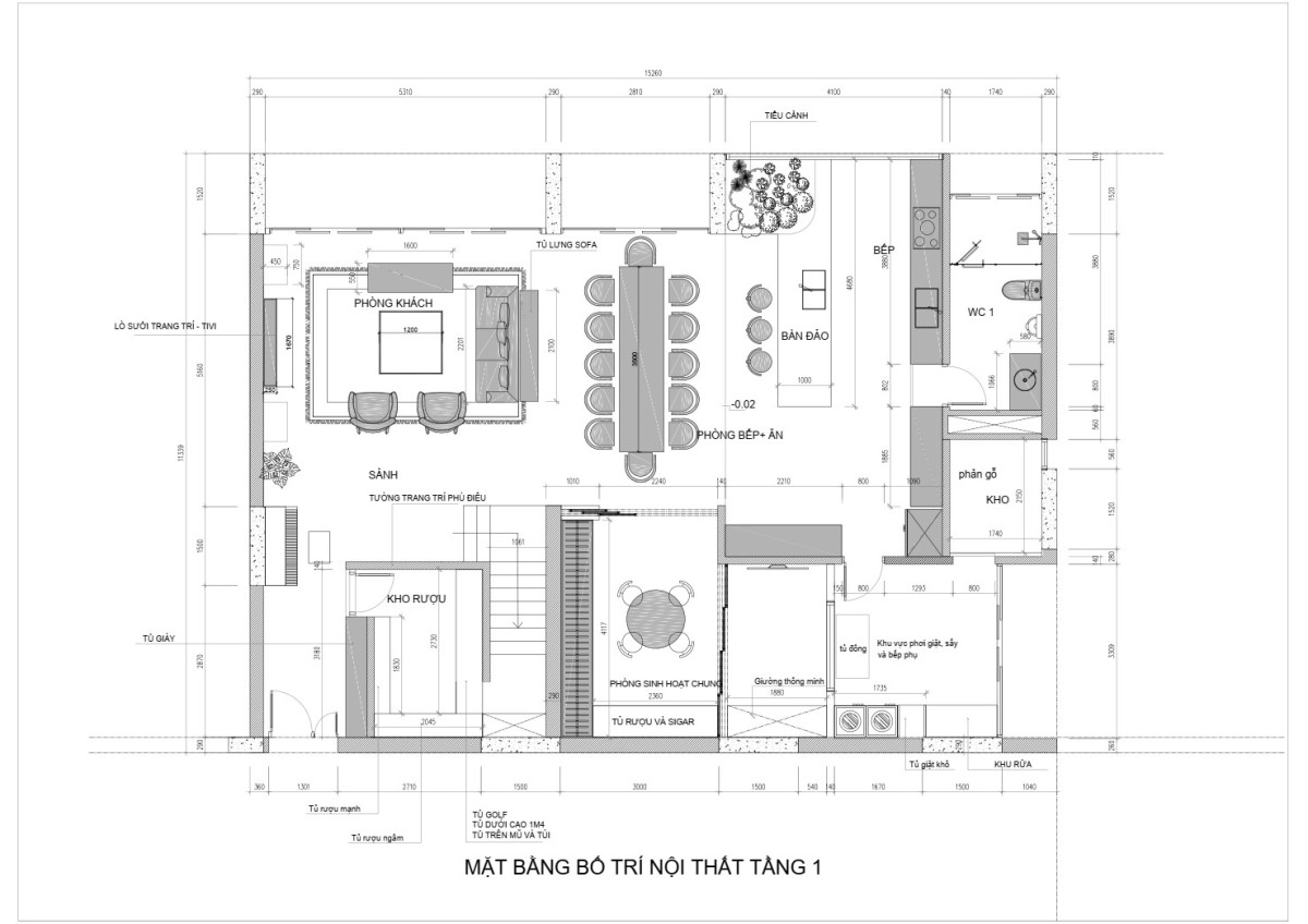 Căn hộ duplex 355 m2 với phong cách Indochine