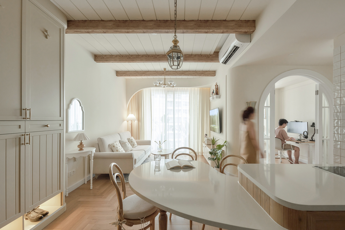 Căn hộ 82m2 lấy cảm hứng từ nhà gỗ trên thảo nguyên châu Âu
