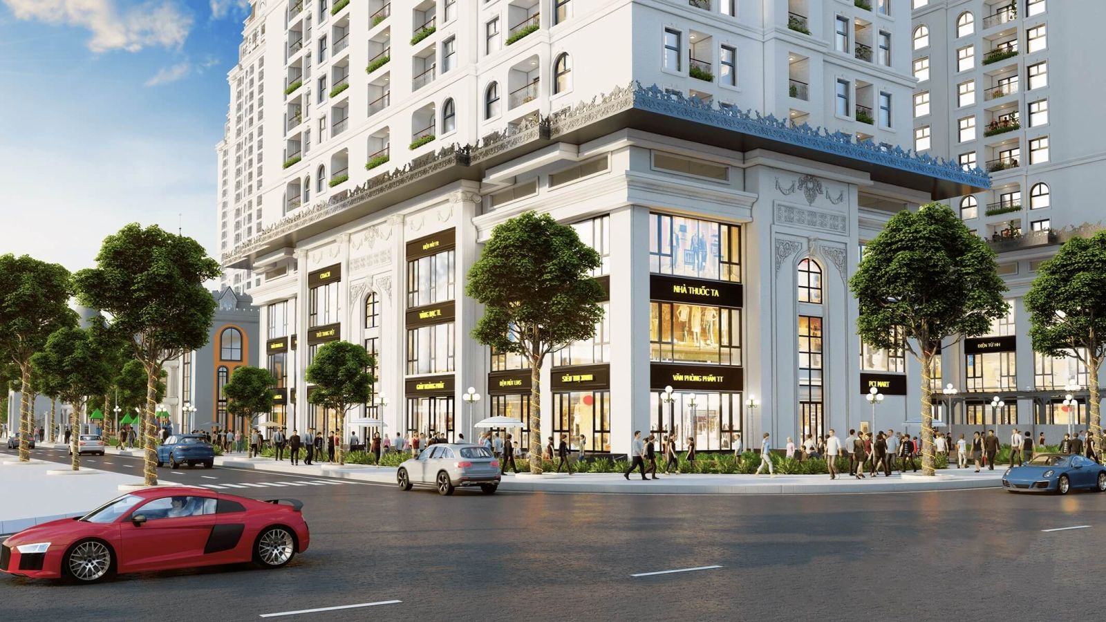 Kiến trúc Jade Square thượng lưu