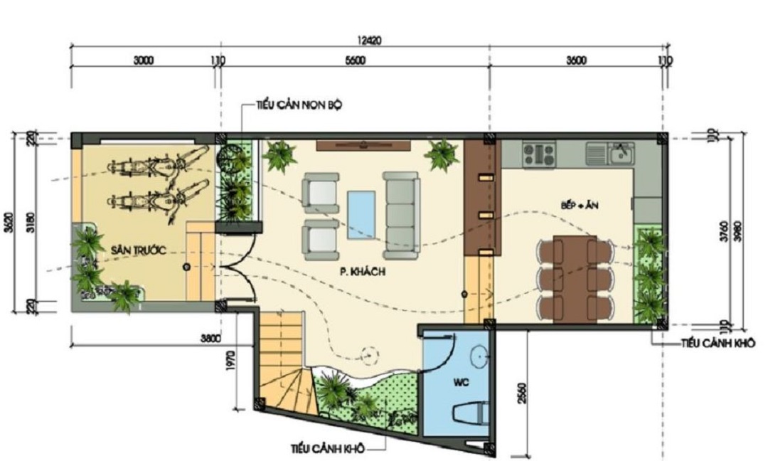 Cách tính diện tích đất không vuông chính xác tuyệt đối