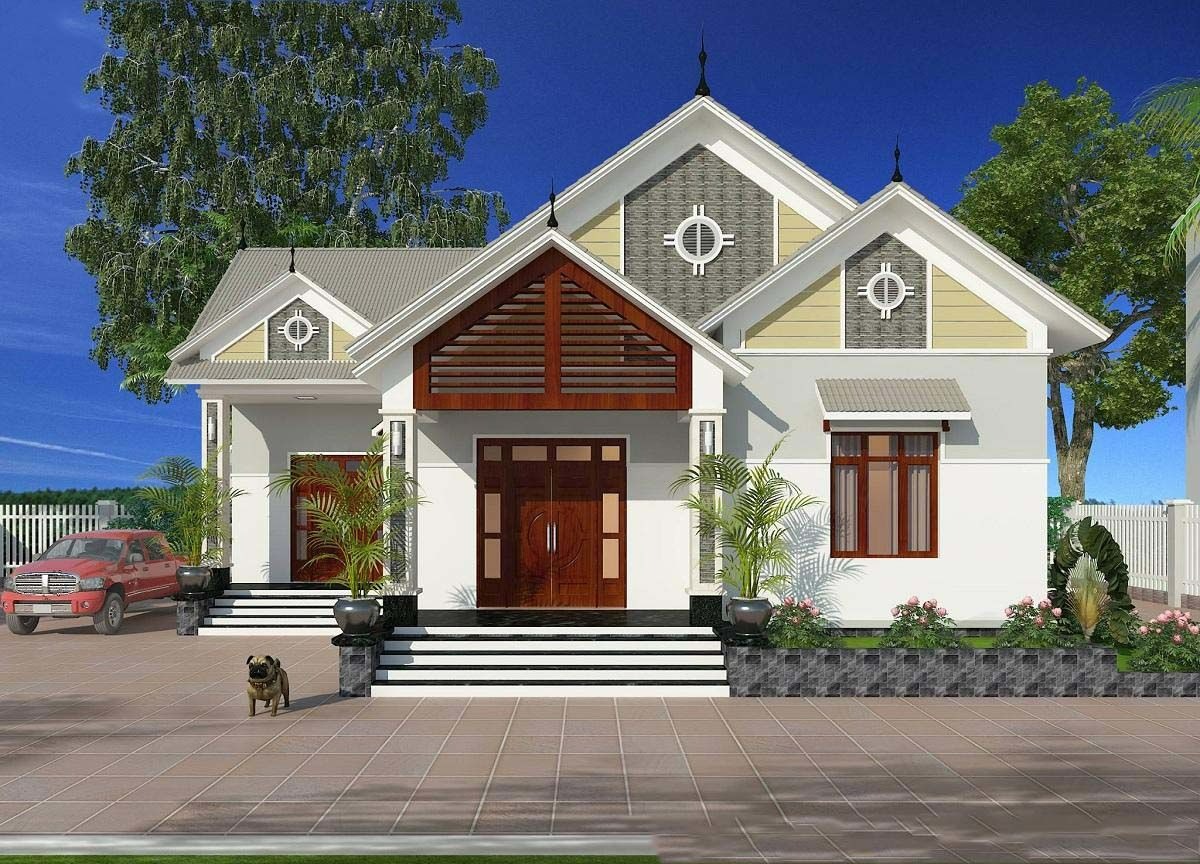 Top mẫu thiết kế nhà cấp 4 3 phòng ngủ hợp lý đầy đủ tiện nghi