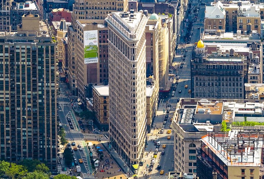 Chiêm ngưỡng vẻ đẹp tòa nhà Flatiron hình tam giác độc đáo tại New York