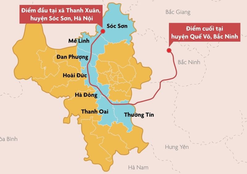 Nghiên cứu đầu tư các tuyến đường kết nối Hà Nội với các tỉnh lân cận