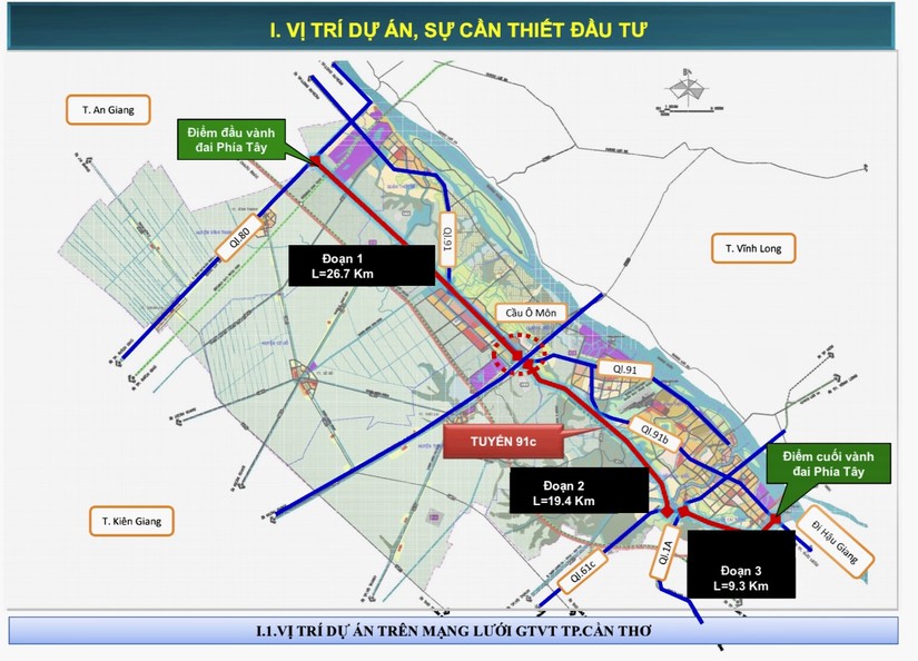 Cần Thơ: bổ sung 100 tỷ triển khai tuyến vành đai phía Tây 4.000 tỷ đồng