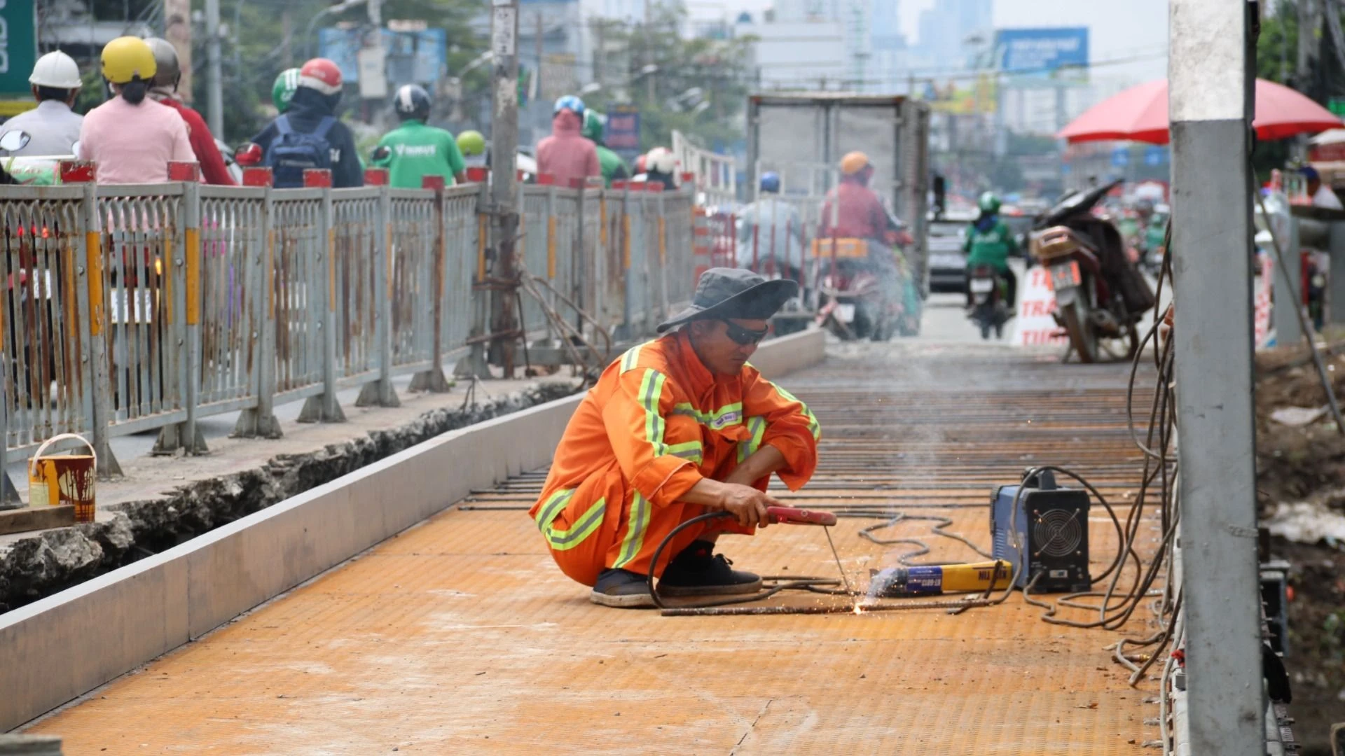 Thủ Đức: Cầu Ông Dầu được mở rộng lên 5 làn đường Thủ Đức: Cầu Ông Dầu được mở rộng lên 5 làn đường