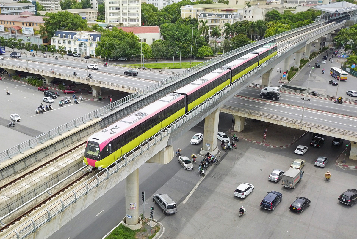 Metro Nhổn - ga Hà Nội sẽ vận hành đoạn trên cao dịp 30/4