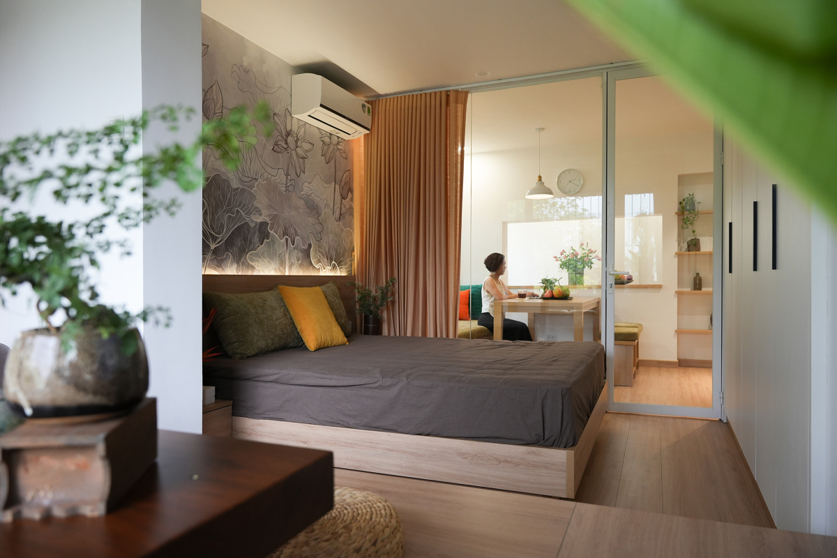 Cải tạo căn hộ tập thể 40 năm tuổi thành không gian 'mở'