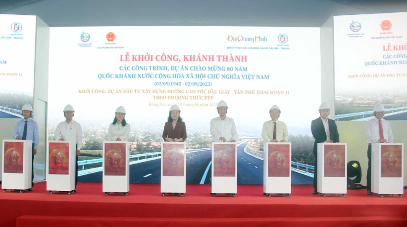 Khởi công cao tốc Dầu Giây – Tân Phú 8.496 tỷ đồng: “Mắt xích vàng” nối Đông Nam Bộ với Tây Nguyên