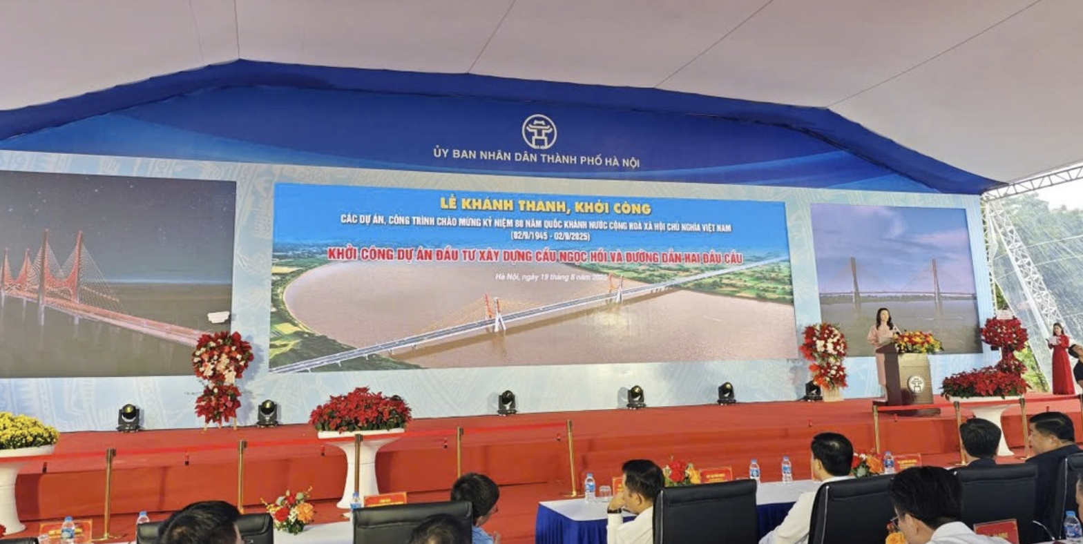 Cầu Ngọc Hồi hơn 10.000 tỷ đồng chính thức khởi công, kỳ vọng giảm tải cửa ngõ Thủ đô