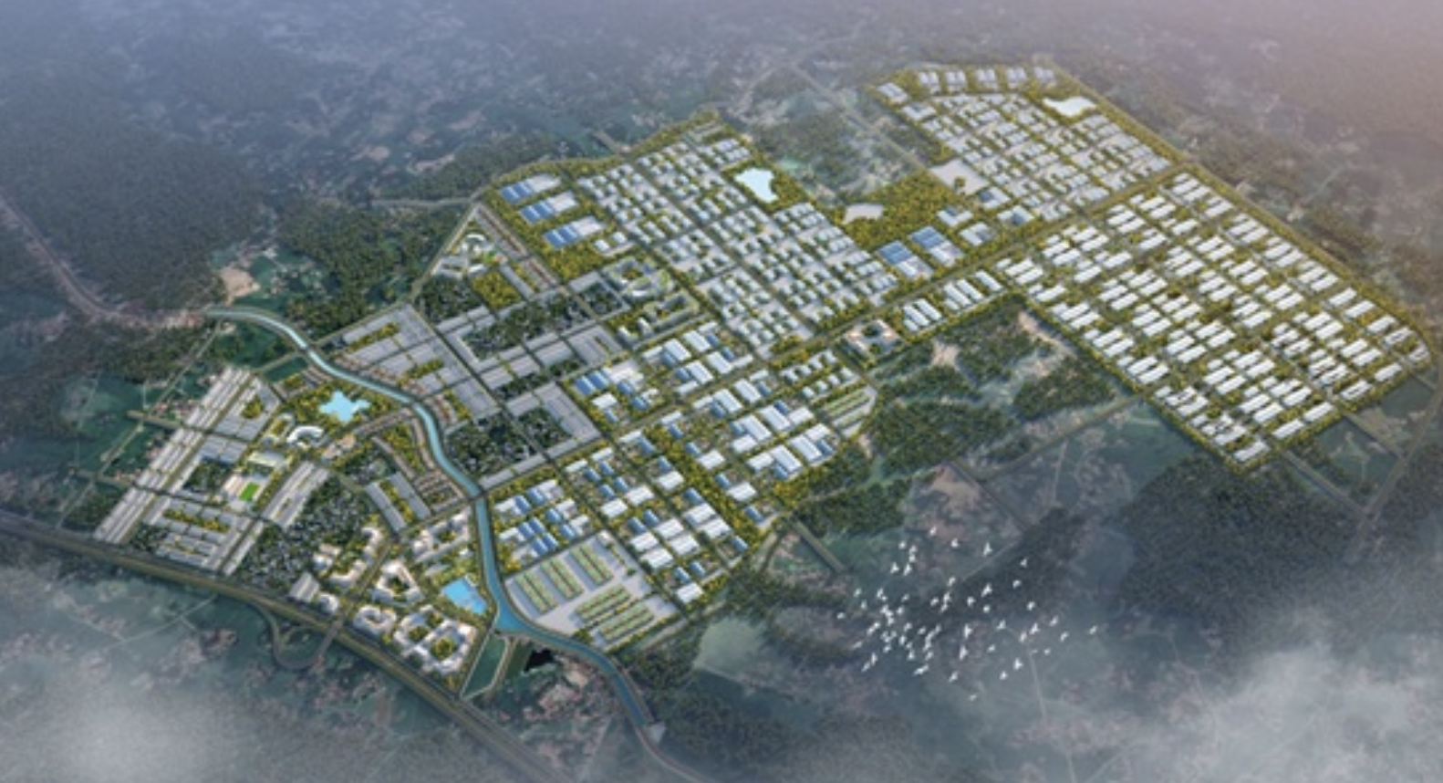 Thái Nguyên khởi công Khu công nghiệp Phú Bình trị giá hơn 11.492 tỷ đồng, đánh dấu bước phát triển mới trong quy hoạch công nghiệp tỉnh