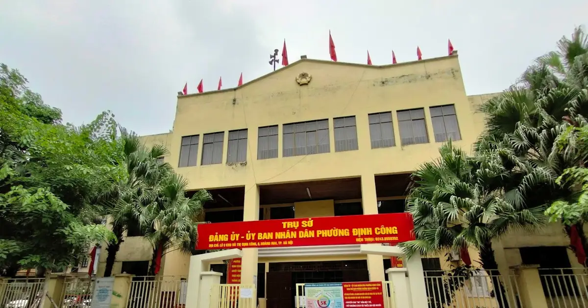 Phường Định Công -Hà Nội: Bản đồ chi tiết và thông tin sau sáp nhập