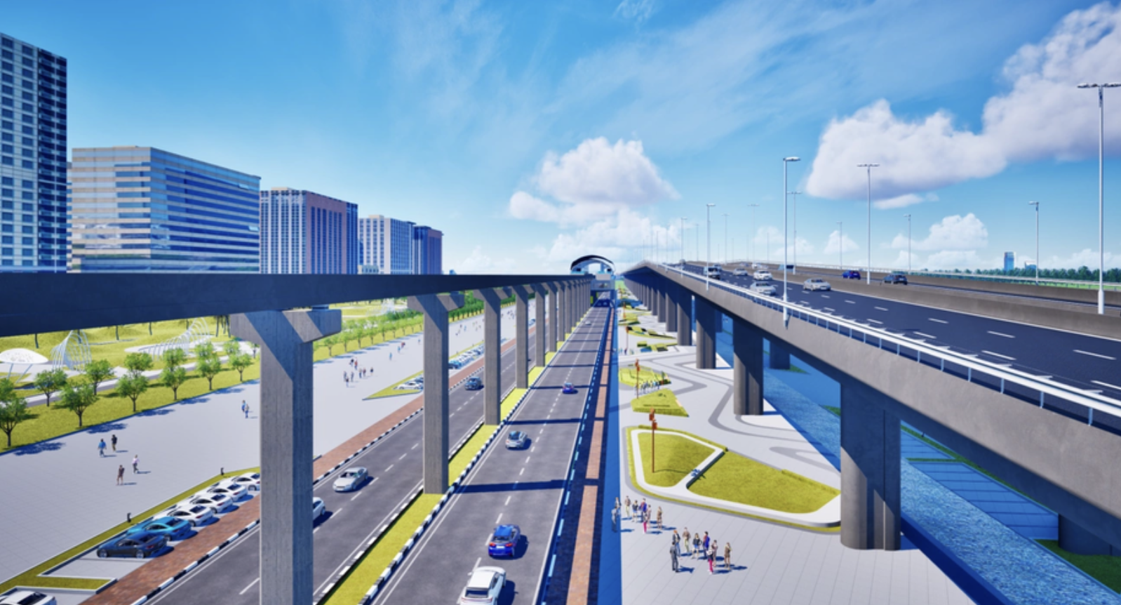 Đề xuất “siêu” dự án đại lộ – monorail trị giá 300.000 tỷ đồng dọc sông Hồng: Hà Nội chuẩn bị đón kỳ tích ven bờ?
