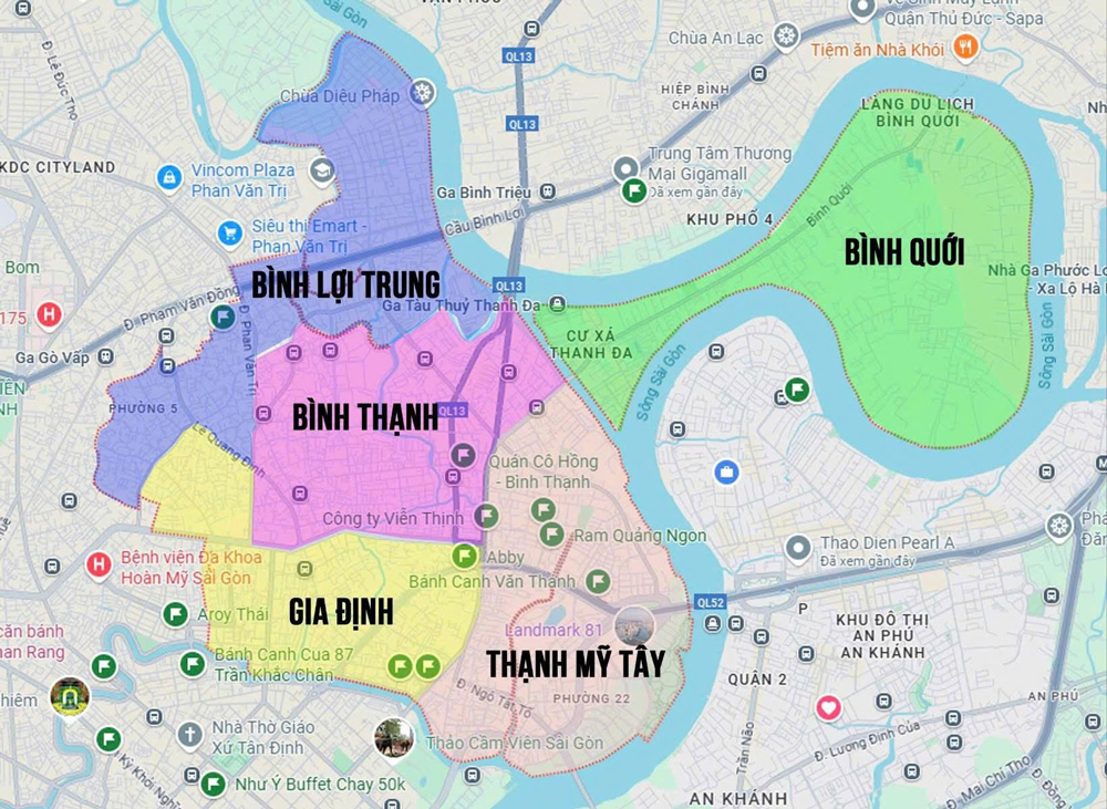 Phường Thạnh Mỹ Tây – TP.HCM: Bản đồ chi tiết và thông tin sau sáp nhập