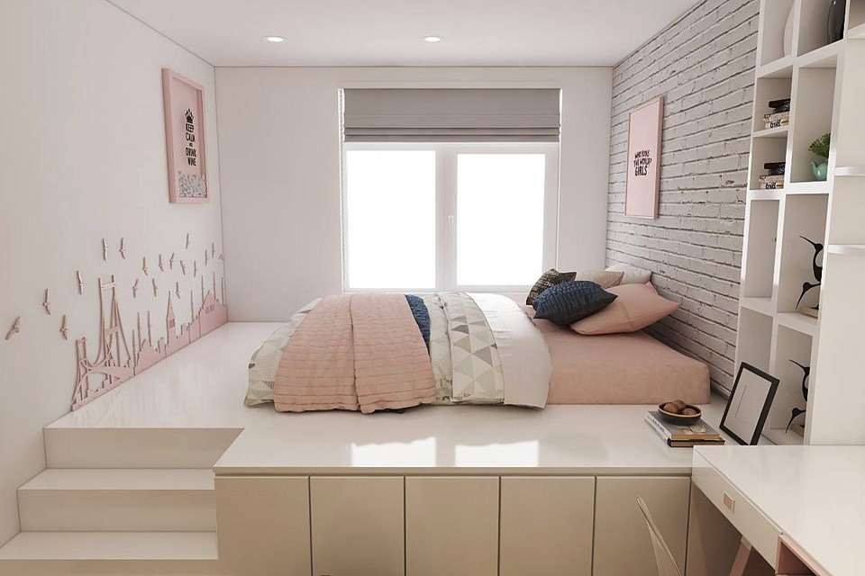 Thiết kế phòng ngủ nhỏ – quy luật “3 không phạm” để ngủ ngon và sống khỏe