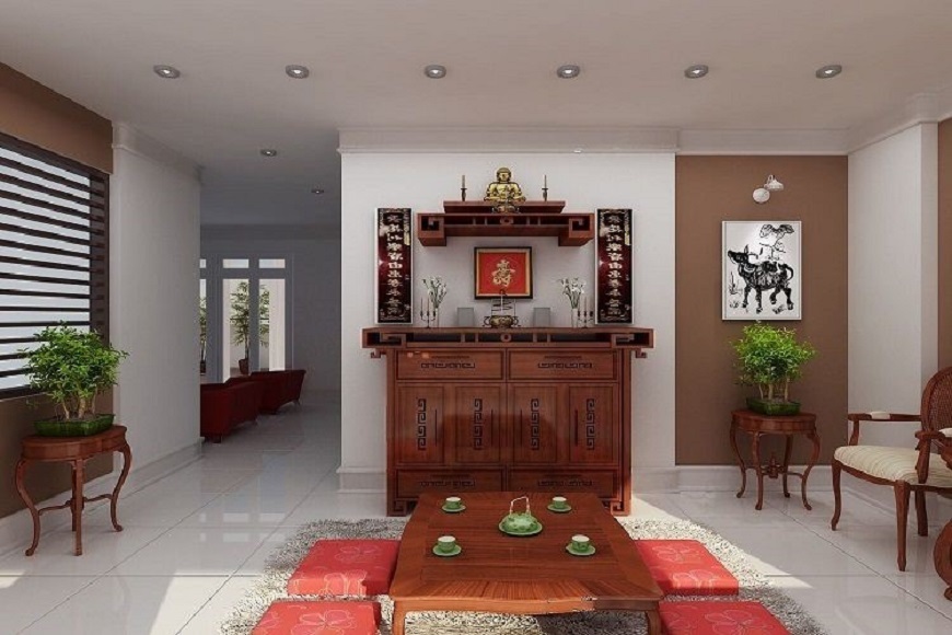 Bố trí phòng thờ trong nhà tầng – nguyên tắc chuẩn phong thủy để giữ sự trang nghiêm và tụ khí