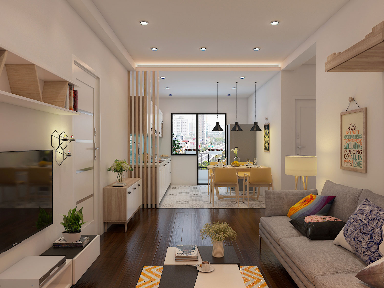 Phòng khách chung cư nhỏ nhưng vẫn tụ khí: Bí quyết giữ năng lượng ổn định mà gia chủ nên áp dụng