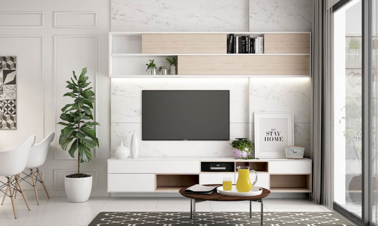 Đặt kệ tivi đúng phong thủy: Vị trí tưởng nhỏ nhưng ảnh hưởng lớn đến năng lượng phòng khách Đặt kệ tivi đúng phong thủy: Vị trí tưởng nhỏ nhưng ảnh hưởng lớn đến năng lượng phòng khách