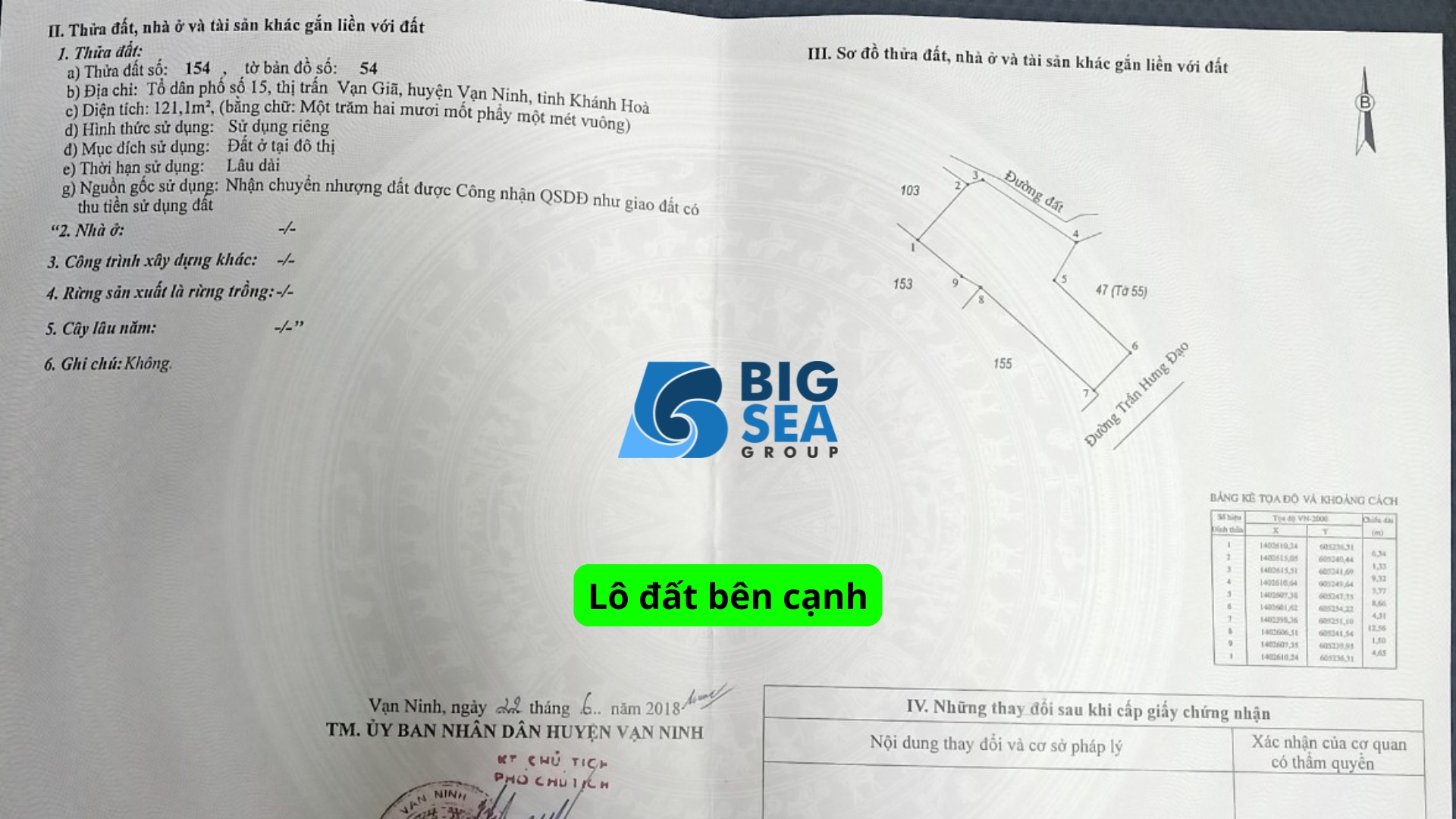 Cắt lỗ 178,8m2 đất mặt biển tại trung tâm thị trấn Vạn Giã, Vạn Ninh - Khánh Hòa