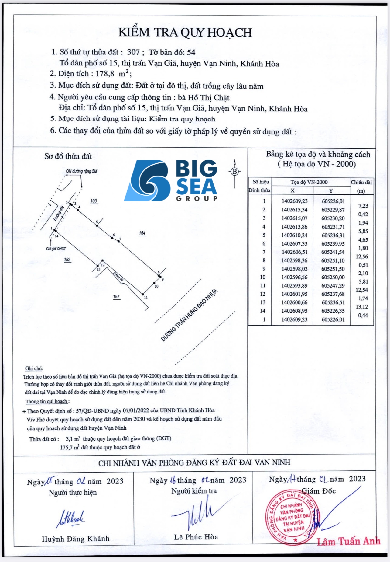 Cắt lỗ 178,8m2 đất mặt biển tại trung tâm thị trấn Vạn Giã, Vạn Ninh - Khánh Hòa