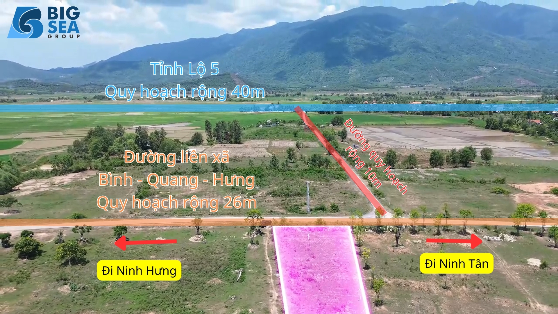 Cắt lỗ 904m2 mặt đường liên thôn quy hoạch 24m Ninh Hòa - Khánh Hòa