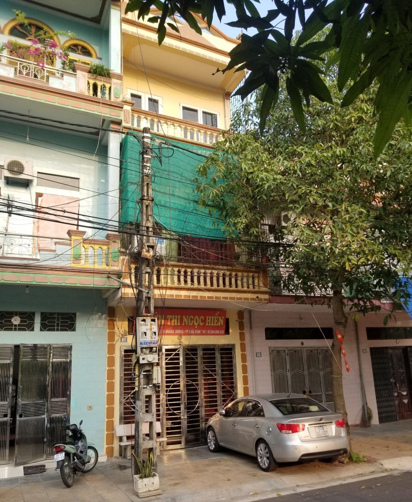 Chuyển lên Hà Nội cần bán nhà mặt phố phường Quang Trung, Thái Bình