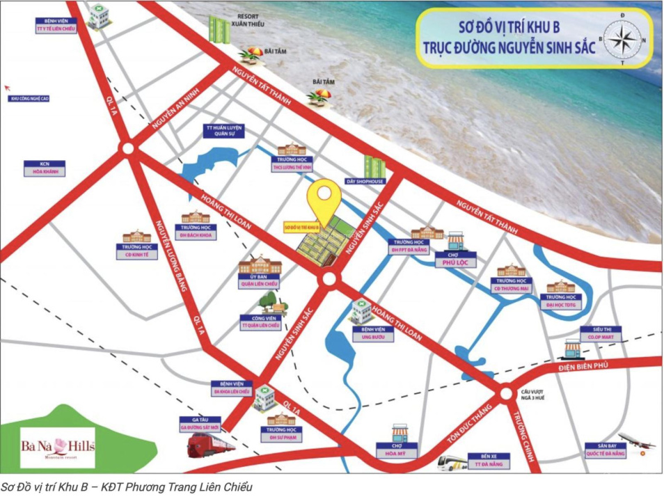 Cần bán đất nền dự án Kim Long City, Đường Nguyễn Sinh Sắc, Đà Nẵng