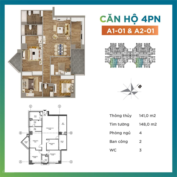 CHÍNH CHỦ CẦN TIỀN NÊN BÁN GẤP CĂN HỘ TECCO GARDEN THANH TRÌ 4PN 141M2 GIÁ 3,25 TỶ