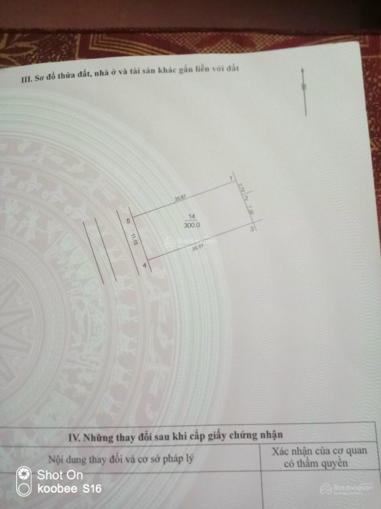 CẦN BÁN NHANH MẢNH ĐẤT CHÍNH CHỦ KHU TÁI ĐỊNH CƯ ĐẠI HỌC QUỐC GIA 300M2. GIÁ CHỈ 27 TRIỆU/M2