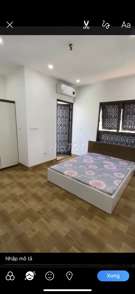 Cho thuê căn hộ 28m2 full nội thất tại ngõ 204 Trần Duy Hưng. Diện tích 28m2 giá 5,5 triệu/tháng