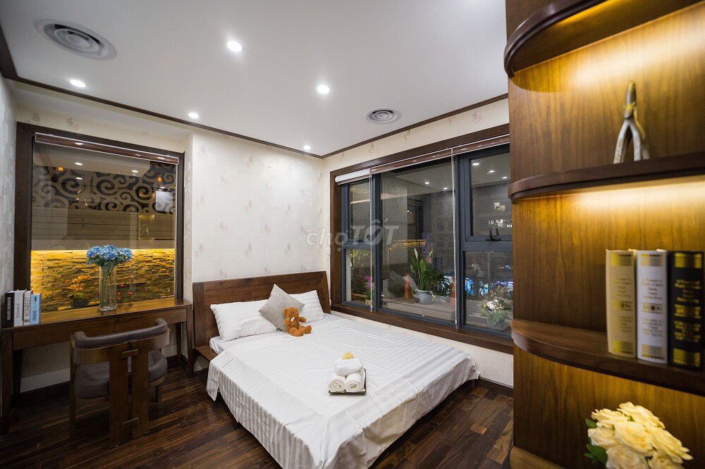 Cho thuê căn hộ chung cư 4PN tại tòa HDmond full nội thất. Giá 19 triệu/tháng