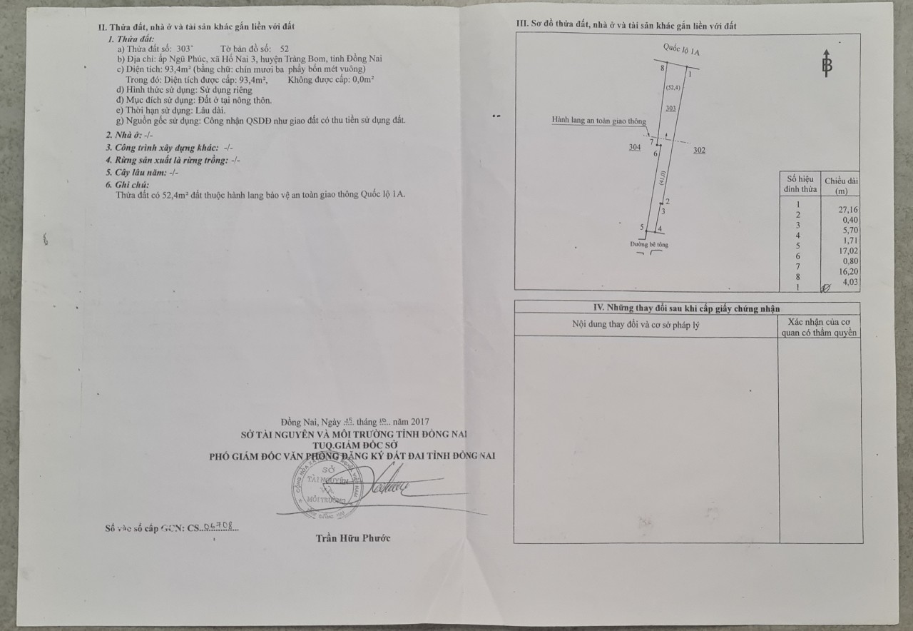 NHÀ 2 MẶT TIỀN QL1A, HỐ NAI 3, TRẢNG BOM, ĐỒNG NAI 