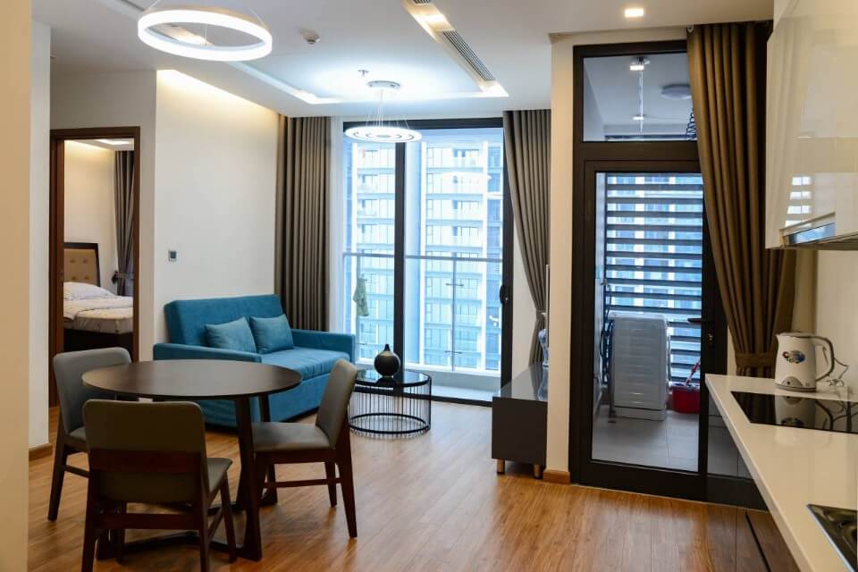 Cần cho thuê căn 1 ngủ, đã full đồ, chỉ cần xách quần áo về ở