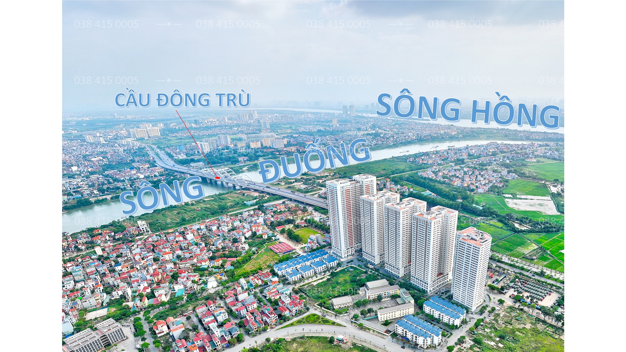 Căn hộ cao cấp 2PN view sông toàn cảnh, cách Hồ Gươm 15', tổng giá 1.9tỷ, chiết khấu 167tr
