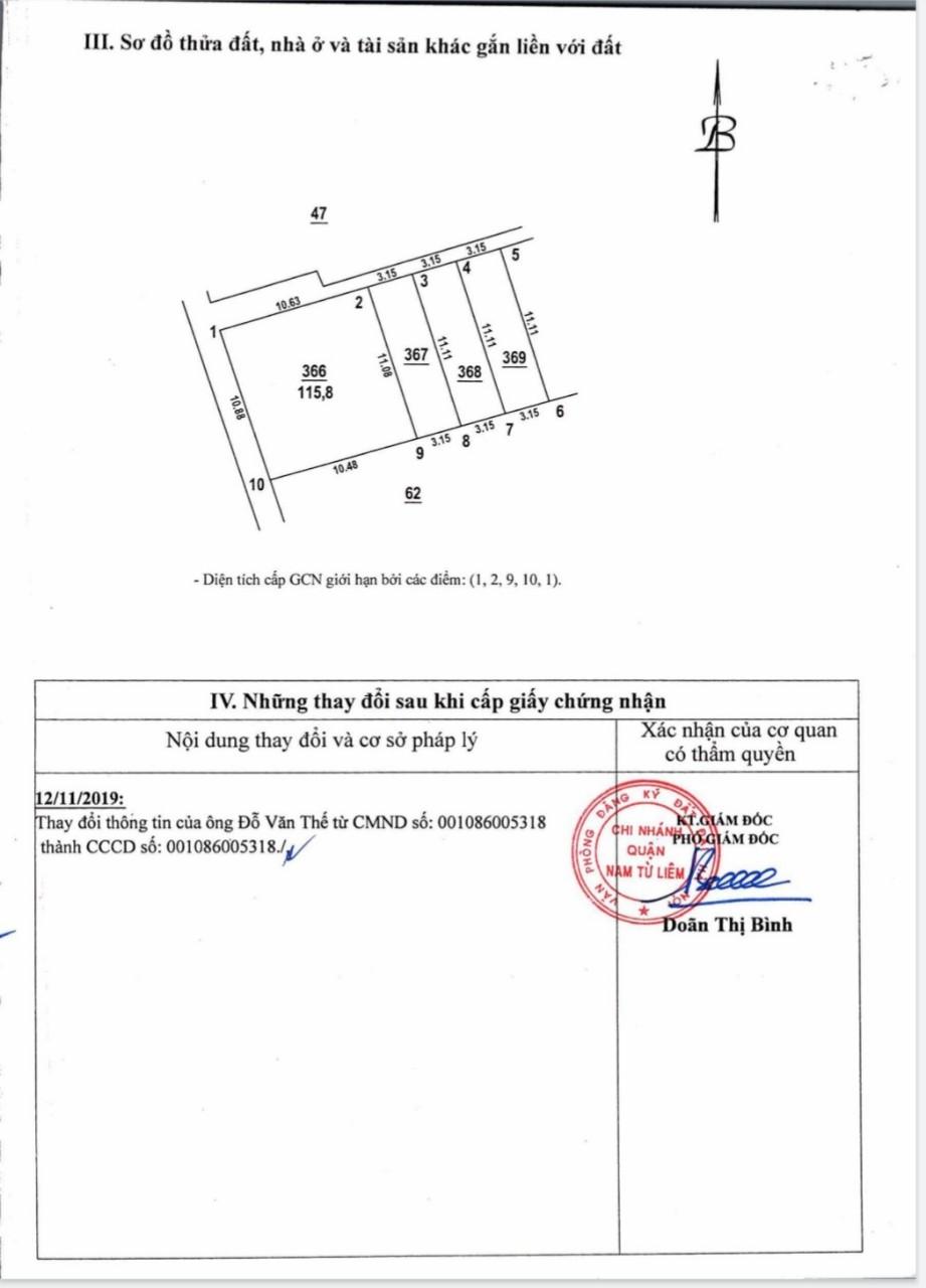 Bán nhà 3 tầng lô góc 2 mặt tiền tại Phú Đô, Nam Từ Liêm.